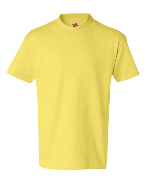 Hanes Youth Authentic T-Shirt - Yellow Front