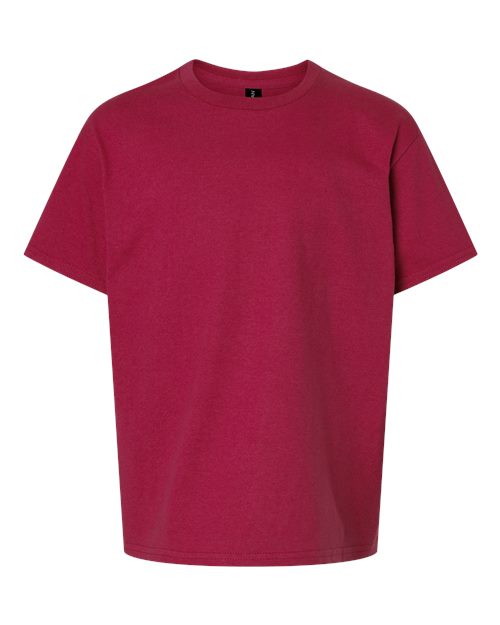 Gildan Youth Ultra Cotton® T-Shirt - Cardinal Red Front