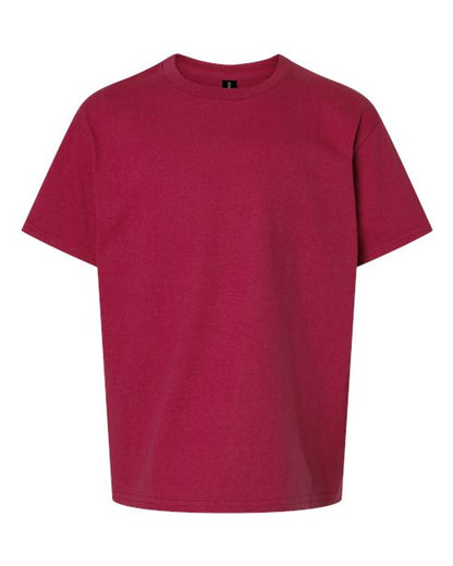 Gildan Youth Ultra Cotton® T-Shirt - Cardinal Red Front