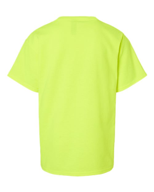Youth Ultra Cotton® T-Shirt - Safety Green Back