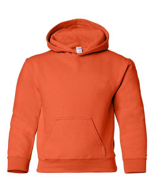 Gildan Youth Heavy Blend™ Hooded Sweatshirt - Orange Front