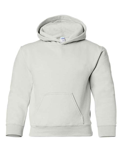 Youth Heavy Blend™ Hooded Sweatshirt - White Front