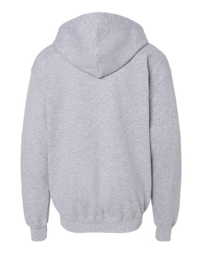 Youth Heavy Blend™ Full-Zip Hooded Sweatshirt - Sport Grey Back