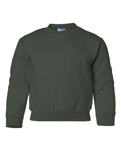 Youth Heavy Blend™ Crewneck Sweatshirt - Forest Front