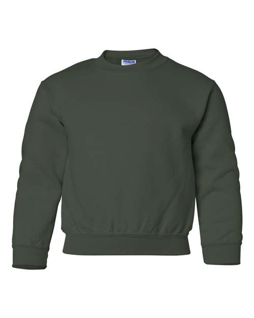Youth Heavy Blend™ Crewneck Sweatshirt - Forest Front