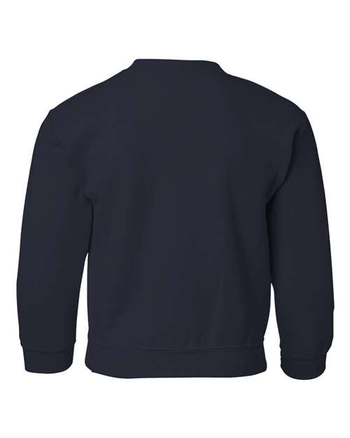 Youth Heavy Blend™ Crewneck Sweatshirt - Navy Back