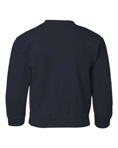 Youth Heavy Blend™ Crewneck Sweatshirt - Navy Back