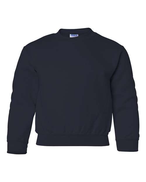 Youth Heavy Blend™ Crewneck Sweatshirt - Navy Front