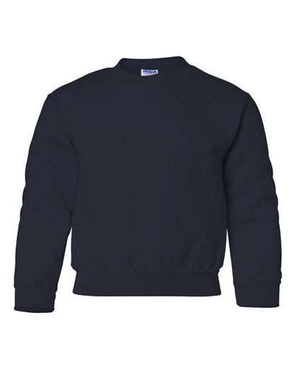 Youth Heavy Blend™ Crewneck Sweatshirt - Navy Front
