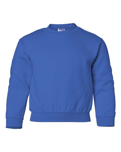 Youth Heavy Blend™ Crewneck Sweatshirt - Royal Front