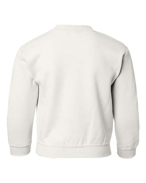 Youth Heavy Blend™ Crewneck Sweatshirt - White Back