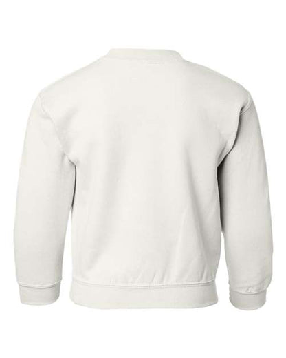 Youth Heavy Blend™ Crewneck Sweatshirt - White Back