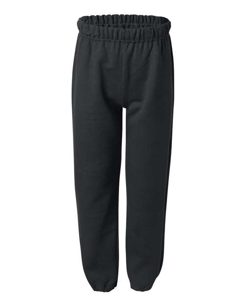 Youth Heavy Blend™ Sweatpants - Black Front