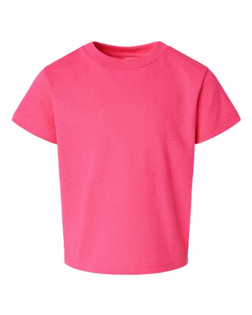 Rabbit Skins Youth Juvy Tee - Hot Pink Front