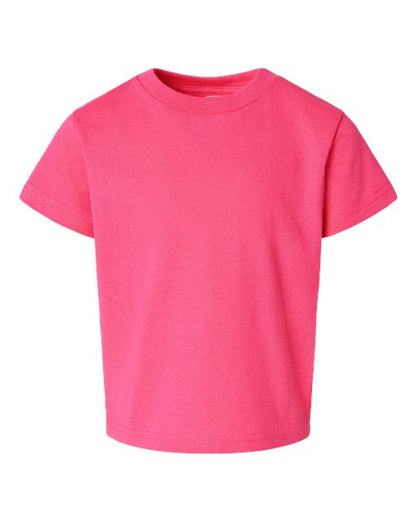 Rabbit Skins Youth Juvy Tee - Hot Pink Front