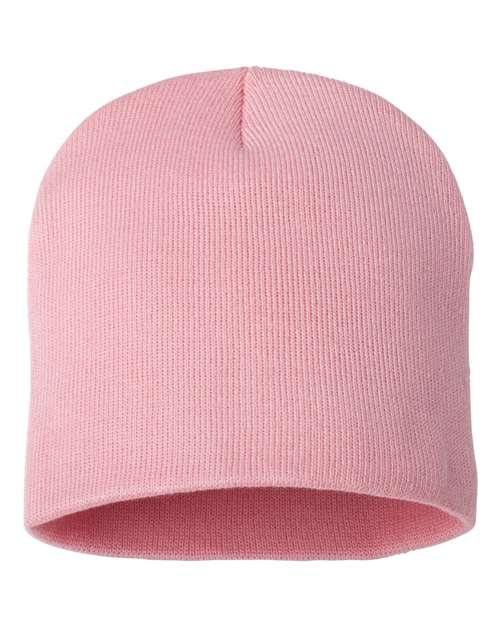 Sportsman 8" Beanie - Pink Front