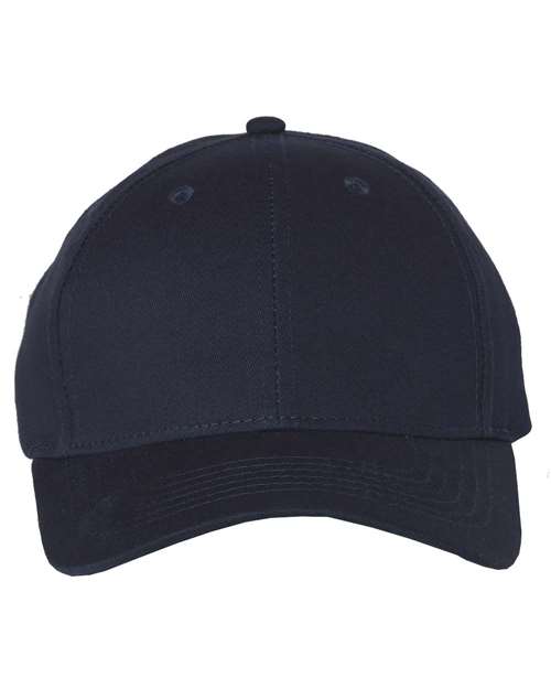 Valucap Cotton Twill Cap - Navy Front