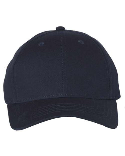 Valucap Cotton Twill Cap - Navy Front