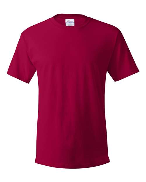 Hanes Unisex Essential-T T-Shirt - Deep Red Front