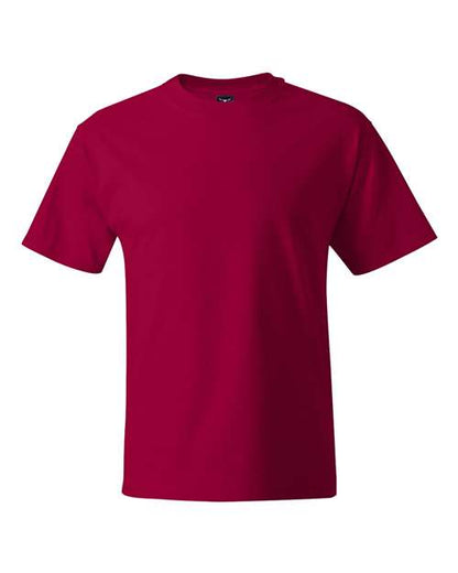 Hanes Unisex Beefy-T® T-Shirt - Deep Red Front