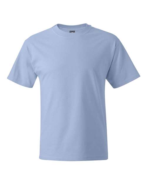 Hanes Unisex Beefy-T® T-Shirt - Light Blue Front