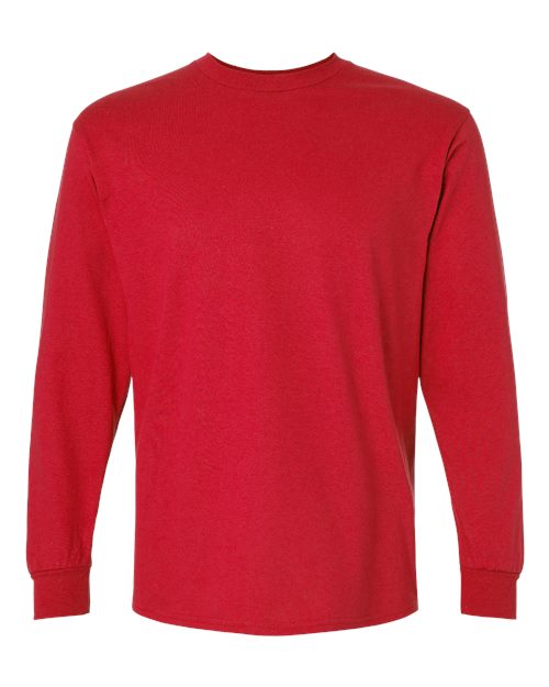 Unisex Ultra Cotton® Long Sleeve T-Shirt - Red Front