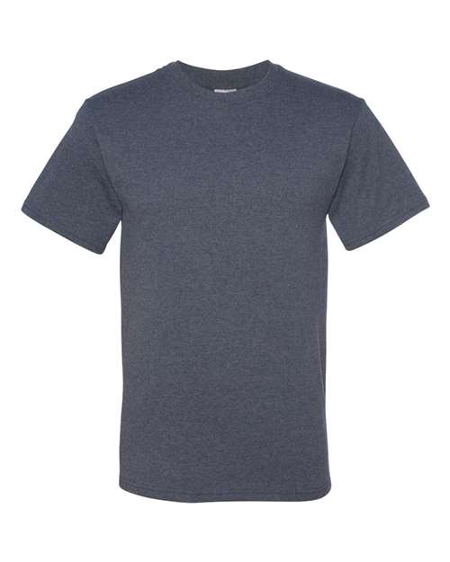JERZEES Unisex Dri-Power® 50/50 T-Shirt - Vintage Heather Blue Front