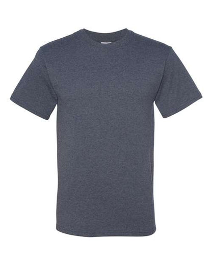 JERZEES Unisex Dri-Power® 50/50 T-Shirt - Vintage Heather Blue Front