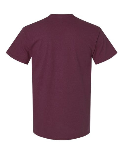 Unisex Ultra Cotton® Pocket T-Shirt - Maroon Back