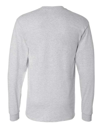 Hanes Unisex Beefy-T® Long Sleeve T-Shirt - Back