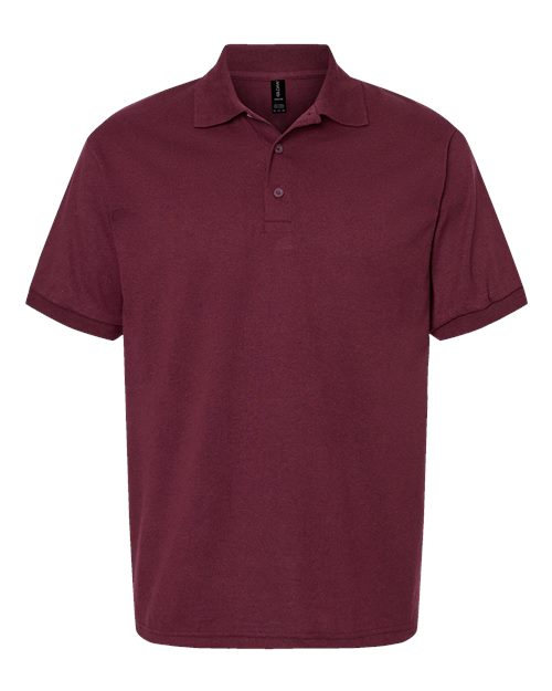 Unisex DryBlend® Polo - Maroon Front