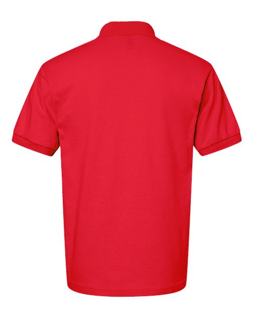 Unisex DryBlend® Polo - Red Back