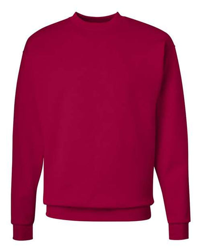 Hanes Unisex EcoSmart® Crewneck Sweatshirt - Deep Red Front