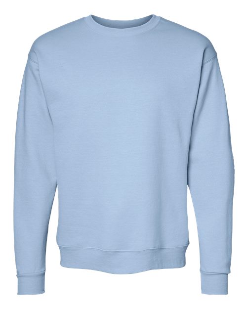 Hanes Unisex EcoSmart® Crewneck Sweatshirt - Light Blue Front