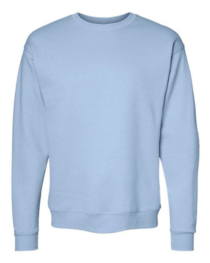 Hanes Unisex EcoSmart® Crewneck Sweatshirt - Light Blue Front