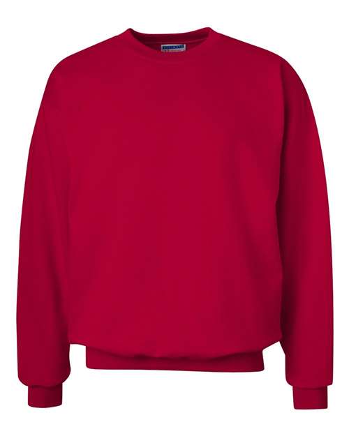 Hanes Unisex Ultimate Cotton® Crewneck Sweatshirt - Deep Red Front