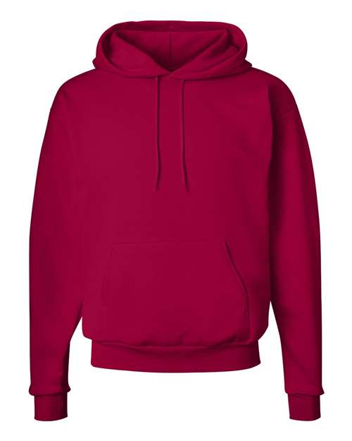 Hanes Unisex EcoSmart® Hooded Sweatshirt - Deep Red Front