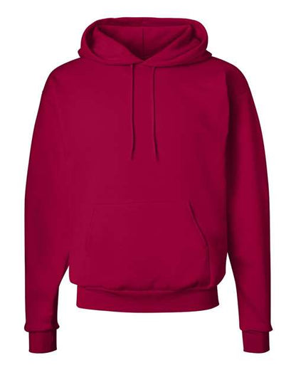 Hanes Unisex EcoSmart® Hooded Sweatshirt - Deep Red Front