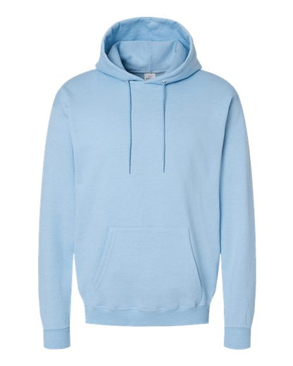 Hanes Unisex EcoSmart® Hooded Sweatshirt - Light Blue Front