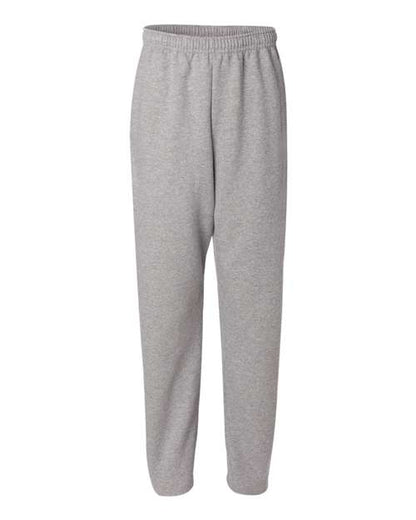 JERZEES Unisex NuBlend® Open-Bottom Sweatpants with Pockets - Oxford Front