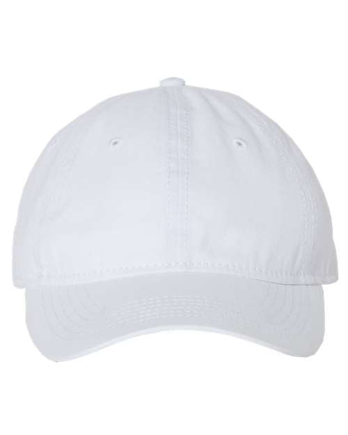 Valucap Unstructured Cap - White Front