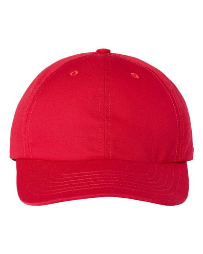 Classic Caps USA-Made Dad Hat - Red Front