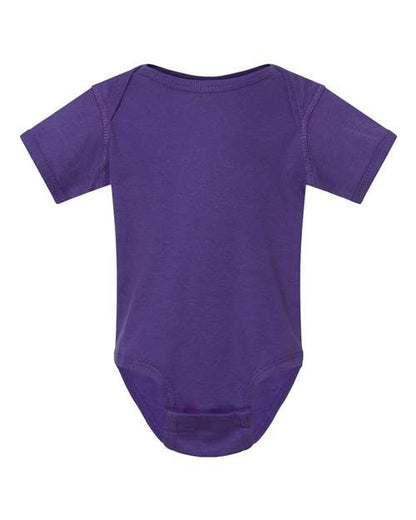 Rabbit Skins Infant Baby Rib Bodysuit - Purple Front