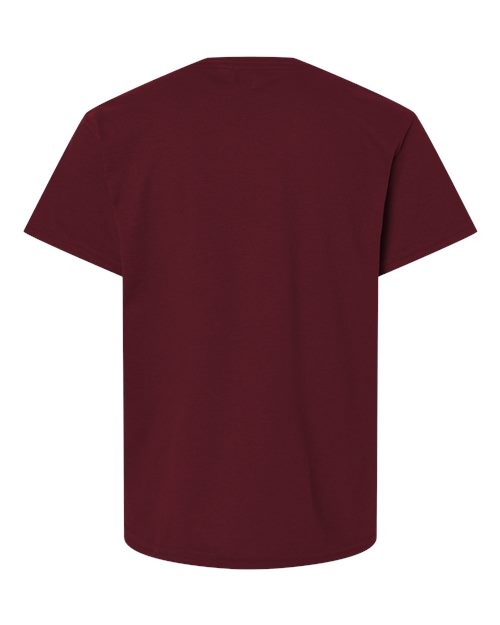 Youth DryBlend® T-Shirt - Maroon Back
