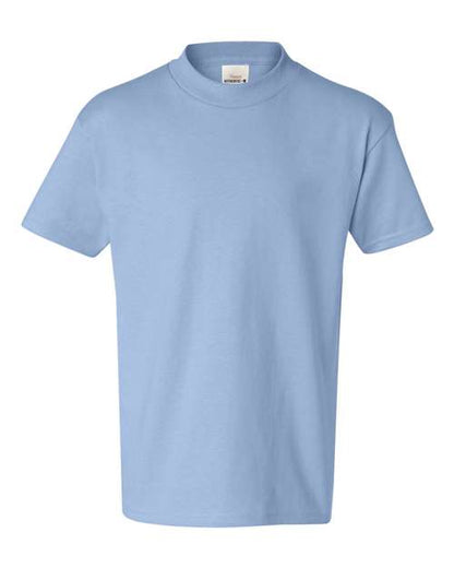 Hanes Youth Authentic T-Shirt - Light Blue Front