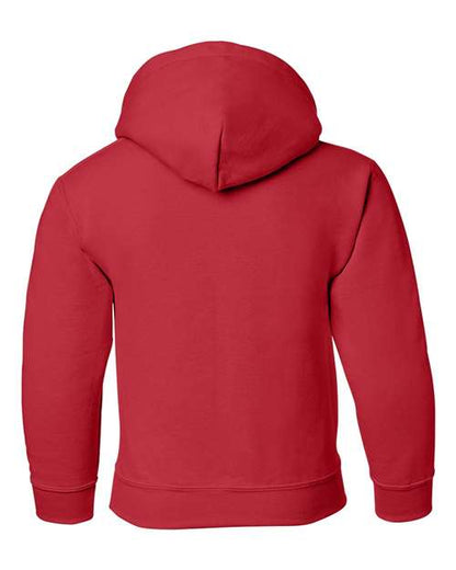 Youth Heavy Blend™ Hooded Sweatshirt - Red Back