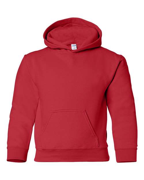 Gildan Youth Heavy Blend™ Hooded Sweatshirt - Red Front
