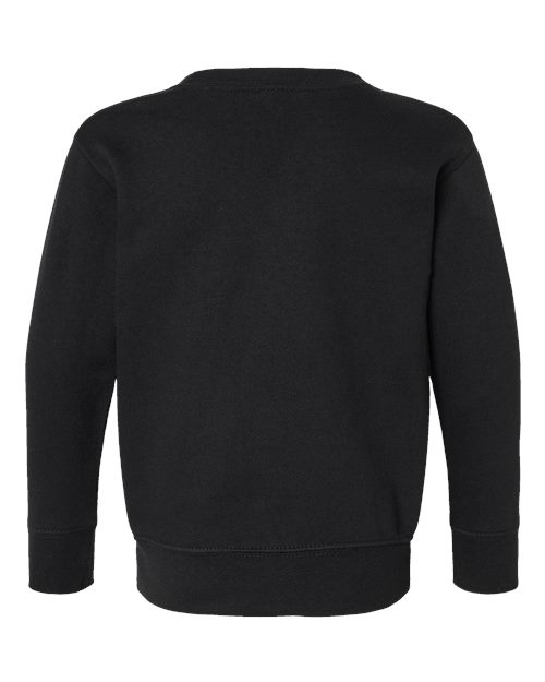 Rabbit Skins Toddler Fleece Crewneck Sweatshirt - Back