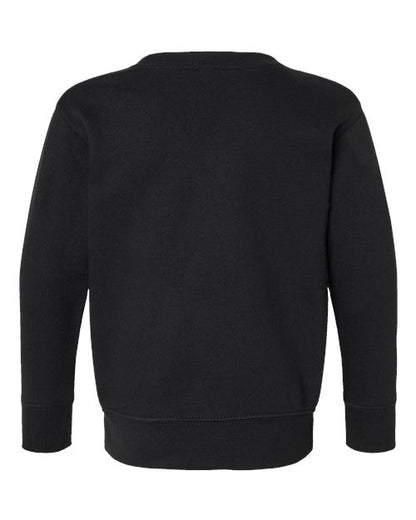 Rabbit Skins Toddler Fleece Crewneck Sweatshirt - Back