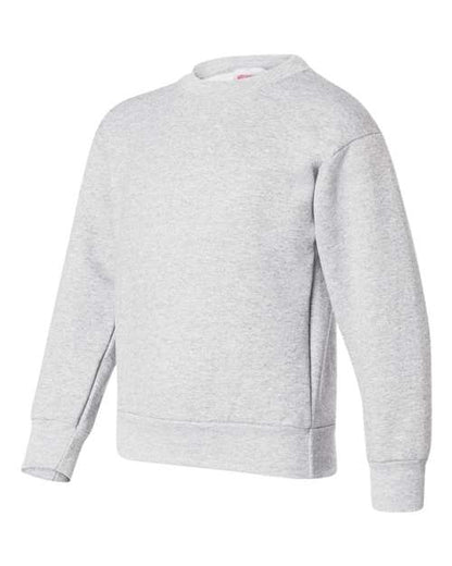 Hanes Youth EcoSmart® Crewneck Sweatshirt - Side